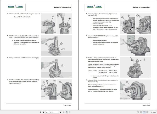 Deutz Fahr Tractor Agrofarm TTV 430 Workshop Manual 3