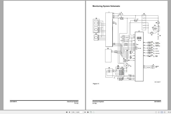 Doosan Excavator DX190W 5 Shop Manual 950106 01482E 2015 3
