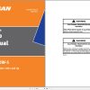 Doosan Excavator DX210W 5 Shop Manual 950106 01052E 2015 1
