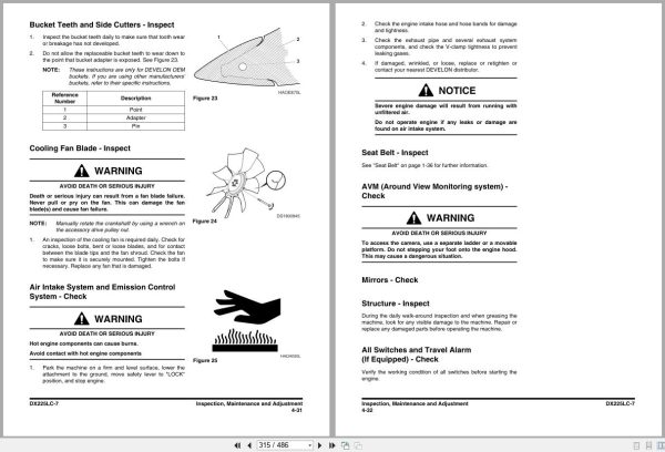 Doosan Excavator DX225LC 7 Operation and Maintenance Manual 2