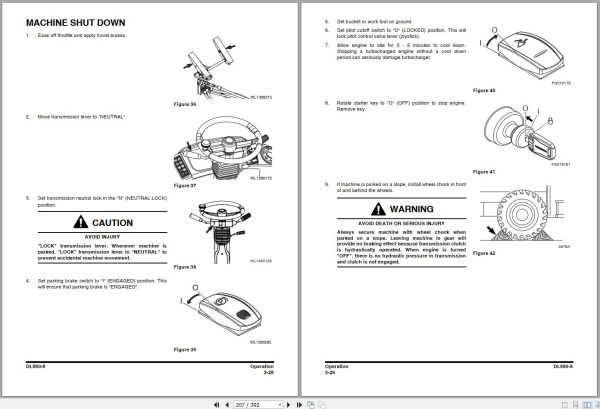 Doosan Wheel Loader DL550 5 Operation and Maintenance Manual 950106 01245NA 1 2014 2