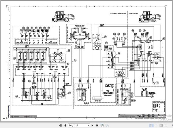 Epiroc Drill Rig Simba S7 D Hydraulic Electrical Schematic 3