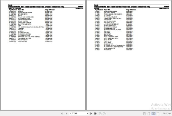 Fendt Combine 5180E Parts Catalog 3906256 03.2019 1
