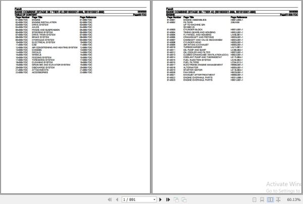 Fendt Combine 5220E Parts Catalog 3906388 03.2019 1
