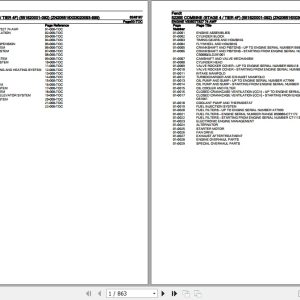 Fendt Combine 5225E Parts Catalog 6246197 03.2019 1