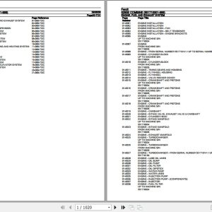Fendt Combine 5250E Parts Catalog 3906036 11.2018 1