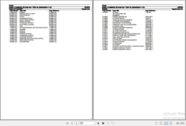 Fendt Combine 6335C Parts Catalog 3906393 08.2020 1