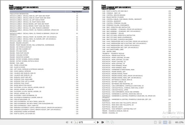 Fendt Combine 9460R Parts Catalog 79032837 02.2011 1