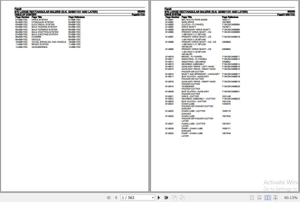 Fendt Large Rectangular Baler 870 Parts Catalog 652055 02.2019 1