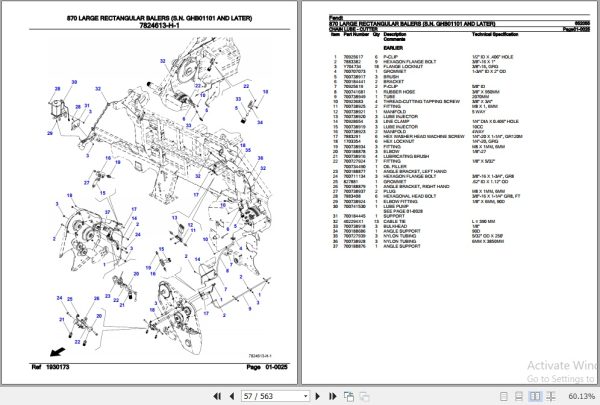 Fendt Large Rectangular Baler 870 Parts Catalog 652055 02.2019 3