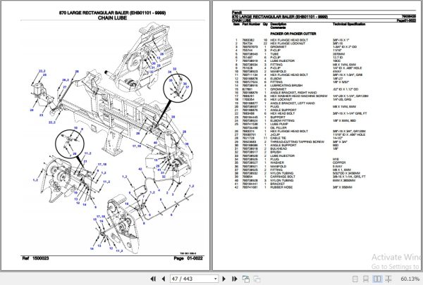 Fendt Large Rectangular Baler 870 Parts Catalog 79036425 08.2014 3