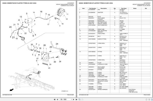 Fendt Momentum 60 Planter FTPM36 22 2021 2024 Spare Parts Catalog 2