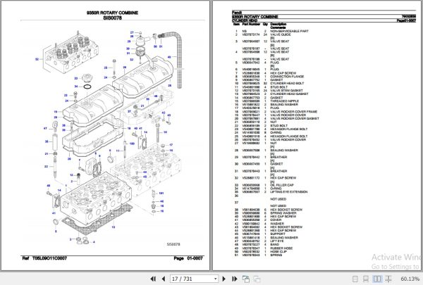Fendt Rotary Combine 9350R Parts Catalog 79032838 07.2018 3