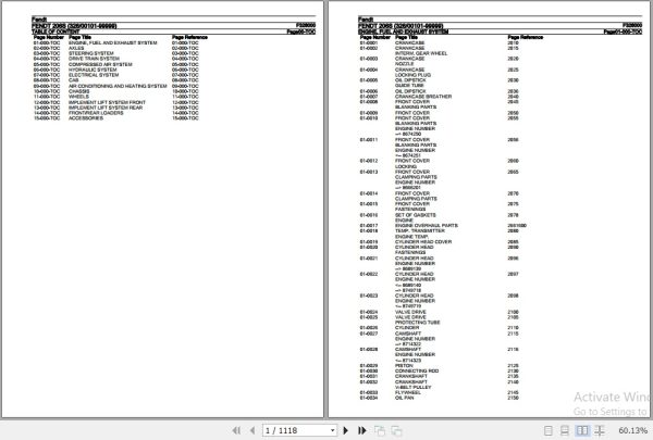 Fendt Tractor 206S Parts Catalog F326000 09.2020 1