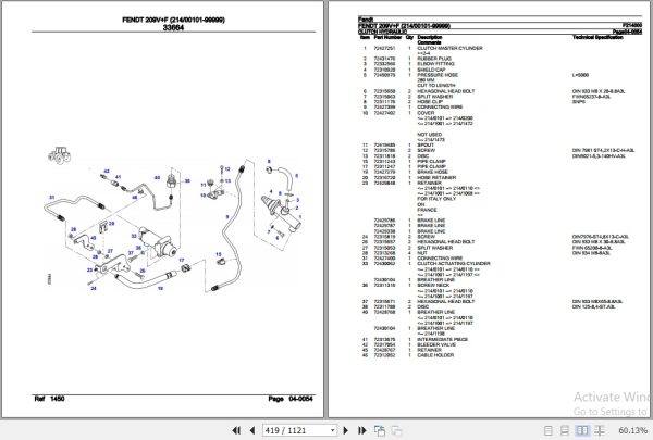 Fendt Tractor 209VF Parts Catalog F214000 09.2020 3