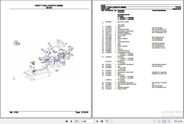 Fendt Tractor 712NA Parts Catalog F724105 10.2018 3