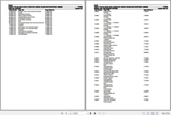 Fendt Tractor 718 S4 Parts Catalog F740003 10.2020 1