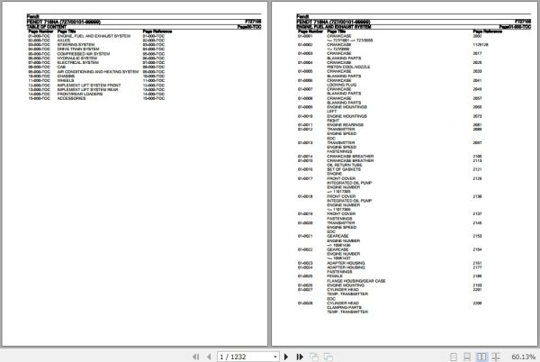 Fendt Tractor 718NA Parts Catalog F727105 10.2018 1