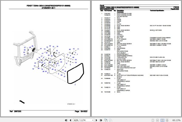 Fendt Tractor 720NA Gen 6 Parts Catalog F763105 09.2020 3