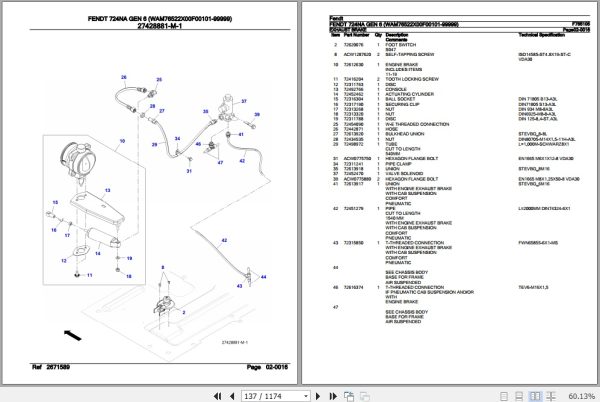 Fendt Tractor 724NA Gen 6 Parts Catalog F765105 09.2020 3