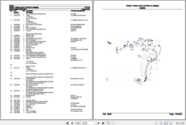 Fendt Tractor 724NA SCR Parts Catalog F737105 10.2020 3