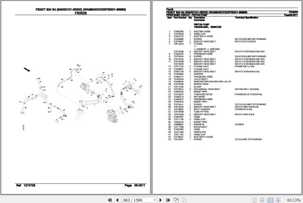 Fendt Tractor 824 S4 Parts Catalog F840000 10.2019 3