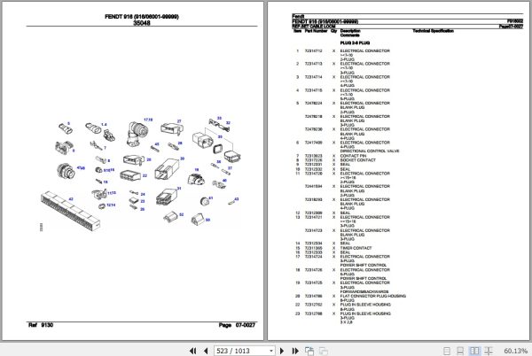 Fendt Tractor 916 Parts Catalog F916002 10.2020 3