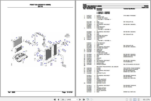 Fendt Tractor 924 Parts Catalog F922000 09.2020 3