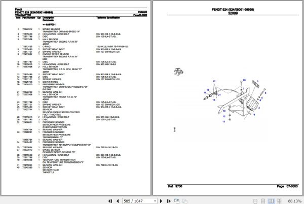 Fendt Tractor 924 Parts Catalog F924002 10.2020 3