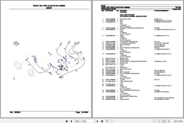 Fendt Tractor 924 Tier III Parts Catalog F941003 07.2020 3