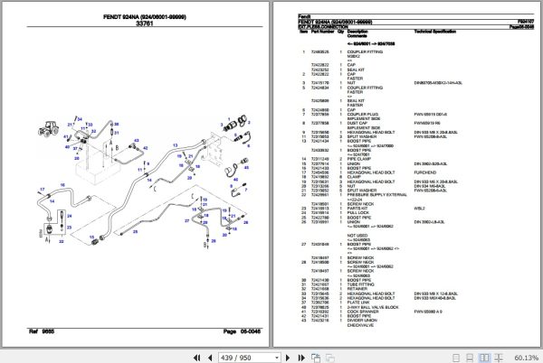 Fendt Tractor 924NA Parts Catalog F924107 10.2020 3