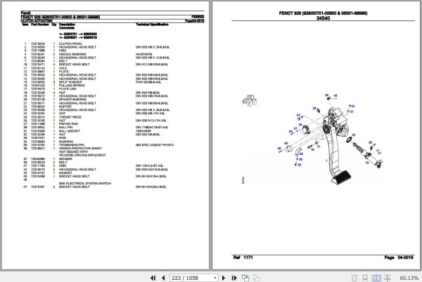 Fendt Tractor 926 Parts Catalog F926002 10.2020 3