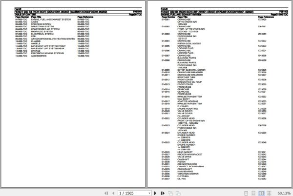 Fendt Tractor 930 S4 Parts Catalog F951003 10.2020 1