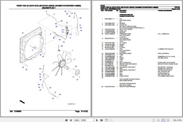 Fendt Tractor 930 S4 Parts Catalog F951003 10.2020 2