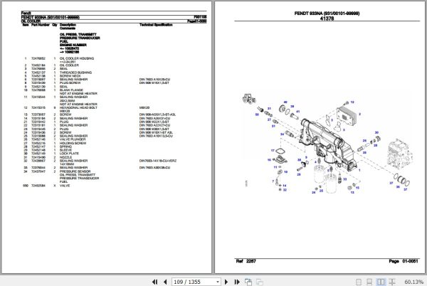 Fendt Tractor 933NA Parts Catalog F931105 06.2020 3