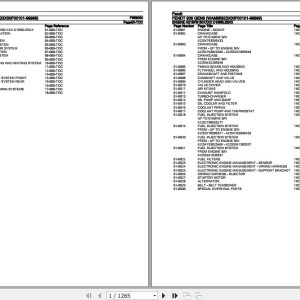 Fendt Tractor 936 Gen6 Parts Catalog F959000 06.2020 1