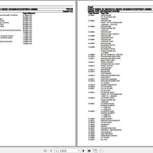 Fendt Tractor 939NA S4 Parts Catalog F954105 10.2020 1