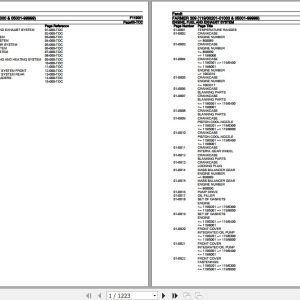 Fendt Tractor Farmer 309 Parts Catalog F119001 01.2020 1