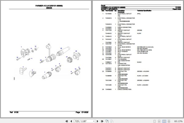 Fendt Tractor Farmer 412 Parts Catalog F412000 09.2020 3
