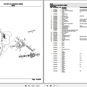 Fendt Tractor Favorit 612 Parts Catalog F383000 11.2018 3
