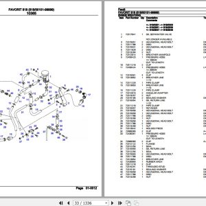 Fendt Tractor Favorit 818 Parts Catalog F818000 09.2020 3