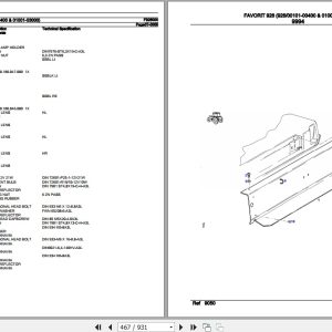 Fendt Tractor Favorit 926 Parts Catalog F926000 09.2020 3