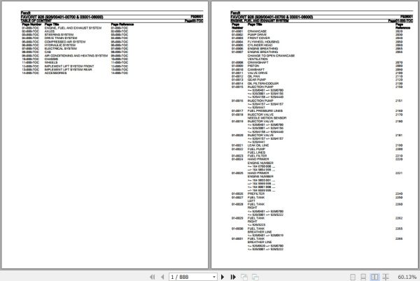 Fendt Tractor Favorit 926 Parts Catalog F926001 09.2020 1