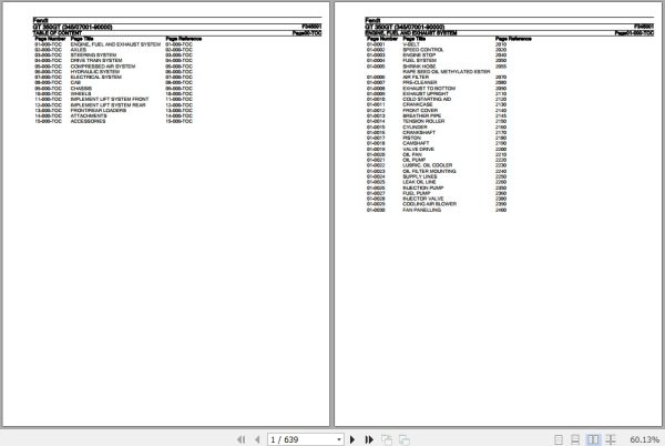 Fendt Tractor GT 350GT Parts Catalog F345001 11.2018 1