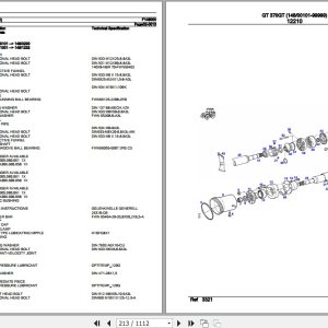Fendt Tractor Gt 370Gt Parts Catalog F148000 11.2018 3