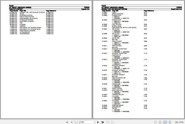Fendt Tractor GT 380GT Parts Catalog F380000 09.2020 1