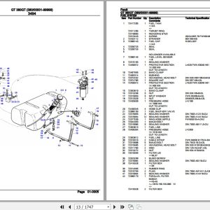 Fendt Tractor Gt 380Gt Parts Catalog F380000 09.2020 2