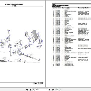 Fendt Tractor Gt 390Gt Parts Catalog F390000 09.2020 2