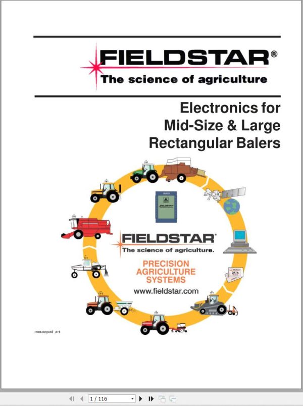 Fieldstar Mid size and Large Rectangular Balers Electronic Manual 1