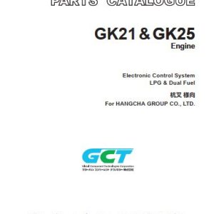 GCT Engine GK21 GK25 Parts Catalog 2022 EN 1